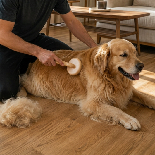 PILOU — Brosse anti-poils pour chiens à sous-poil